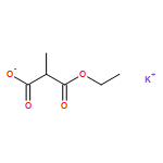 Propanedioic acid, methyl-, monoethyl ester, potassium salt