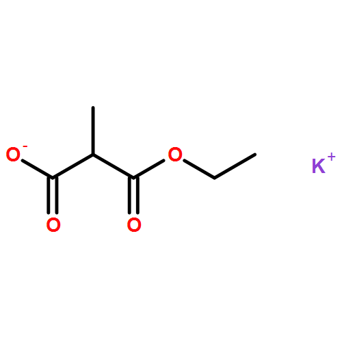 Propanedioic acid, methyl-, monoethyl ester, potassium salt