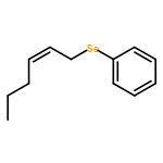 Benzene, (2-hexenylseleno)-, (Z)-