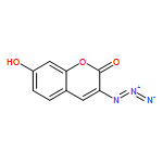 2H-1-Benzopyran-2-one, 3-azido-7-hydroxy-