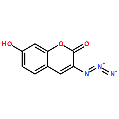 2H-1-Benzopyran-2-one, 3-azido-7-hydroxy-