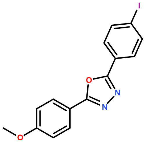 1,3,4-Oxadiazole, 2-(4-iodophenyl)-5-(4-methoxyphenyl)-