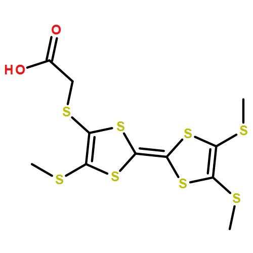 Acetic acid, 2-[[2-[4,5-bis(methylthio)-1,3-dithiol-2-ylidene]-5-(methylthio)-1,3-dithiol-4-yl]thio]-