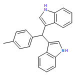 1H-Indole, 3,3'-[(4-methylphenyl)methylene]bis-