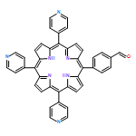 Benzaldehyde, 4-(10,15,20-tri-4-pyridinyl-21H,23H-porphin-5-yl)-