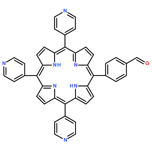 Benzaldehyde, 4-(10,15,20-tri-4-pyridinyl-21H,23H-porphin-5-yl)-