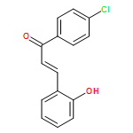 2-Propen-1-one, 1-(4-chlorophenyl)-3-(2-hydroxyphenyl)-, (2E)-