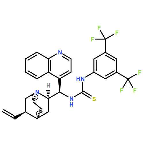 1-(3,5-Bis(trifluoromethyl)phenyl)-3-((1R)-quinolin-4-yl(5-vinylquinuclidin-2-yl)methyl)thiourea