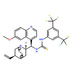 1-(3,5-Bis(trifluoromethyl)phenyl)-3-((1R)-(6-methoxyquinolin-4-yl)((2R,4S,5R)-5-vinylquinuclidin-2-yl)methyl)thiourea