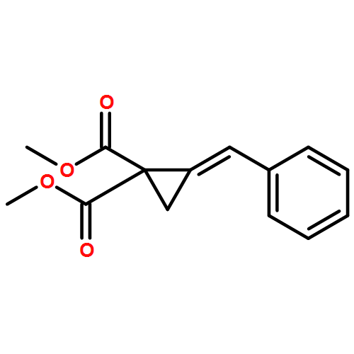 1,1-Cyclopropanedicarboxylic acid, 2-(phenylmethylene)-, 1,1-dimethyl ester, (2E)-