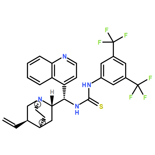 1-(3,5-Bis(trifluoromethyl)phenyl)-3-((1S)-quinolin-4-yl((2R)-5-vinylquinuclidin-2-yl)methyl)thiourea