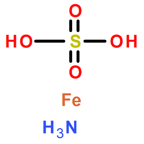 Sulfuric acid, ammonium iron salt (8CI,9CI)