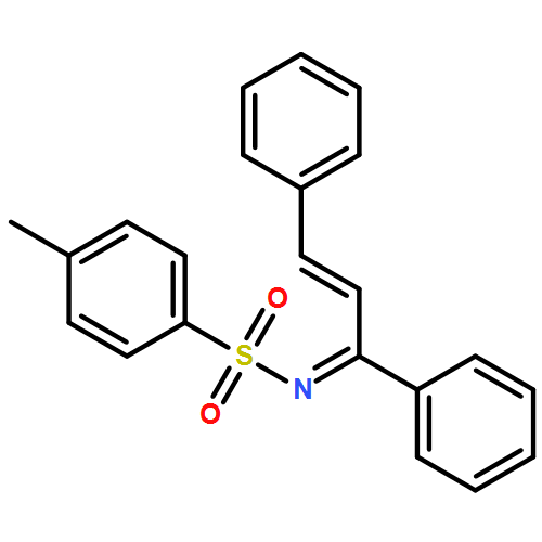 Benzenesulfonamide, N-(1,3-diphenyl-2-propen-1-ylidene)-4-methyl-