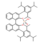 Dinaphtho[2,1-d:1',2'-f][1,3,2]dioxaphosphepin,4-hydroxy-2,6-bis[2,4,6-tris(1-methylethyl)phenyl]-, 4-oxide, (11bS)-