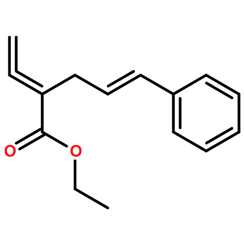 4-Pentenoic acid, 2-ethenylidene-5-phenyl-, ethyl ester, (4E)-