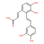 2-Propenoic acid, 3-[2-[(1E)-2-(3,4-dihydroxyphenyl)ethenyl]-3,4-dihydroxyphenyl]-, (2E)-