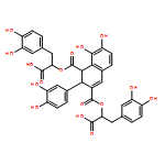 1,3-Naphthalenedicarboxylic acid, 2-(3,4-dihydroxyphenyl)-1,2-dihydro-7,8-dihydroxy-, 1,3-bis[1-carboxy-2-(3,4-dihydroxyphenyl)ethyl] ester