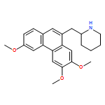 Piperidine, 2-[(3,6,7-trimethoxy-9-phenanthrenyl)methyl]-, (2R)-