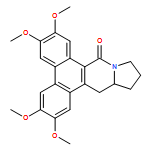 Dibenzo[f,h]pyrrolo[1,2-b]isoquinolin-9(11H)-one, 12,13,13a,14-tetrahydro-2,3,6,7-tetramethoxy-, (13aS)-