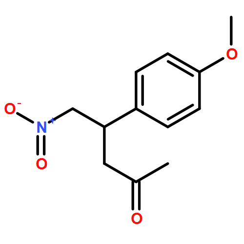 2-Pentanone, 4-(4-methoxyphenyl)-5-nitro-, (4S)-