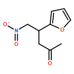 2-Pentanone, 4-(2-furanyl)-5-nitro-, (4R)-