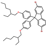 2,7-Dibromo-9,9-bis[4-(2'-ethylhexyloxy)phenyl]-fluorene