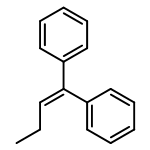 Benzene, 1,1'-(1-butenylidene)bis-