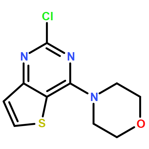 Thieno[3,2-d]pyrimidine, 2-chloro-4-(4-morpholinyl)-