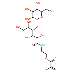 D-Gluconamide, 4-O-β-D-galactopyranosyl-N-[2-[(2-methyl-1-oxo-2-propen-1-yl)oxy]ethyl]-