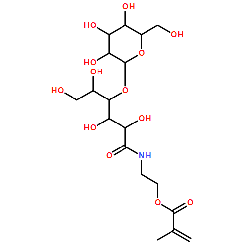 D-Gluconamide, 4-O-β-D-galactopyranosyl-N-[2-[(2-methyl-1-oxo-2-propen-1-yl)oxy]ethyl]-