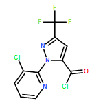 1H-Pyrazole-5-carbonyl chloride, 1-(3-chloro-2-pyridinyl)-3-(trifluoromethyl)-