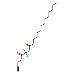 Propanoic acid, 2-[[(dodecylthio)thioxomethyl]thio]-2-methyl-, 2-propyn-1-yl ester