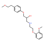 2-Propanol, 1-[4-(2-methoxyethyl)phenoxy]-3-[[2-(2-methoxyphenoxy)ethyl]amino]-