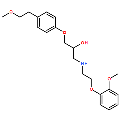 2-Propanol, 1-[4-(2-methoxyethyl)phenoxy]-3-[[2-(2-methoxyphenoxy)ethyl]amino]-