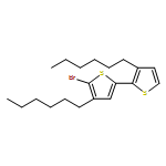 2,2'-Bithiophene, 5'-bromo-3,4'-dihexyl