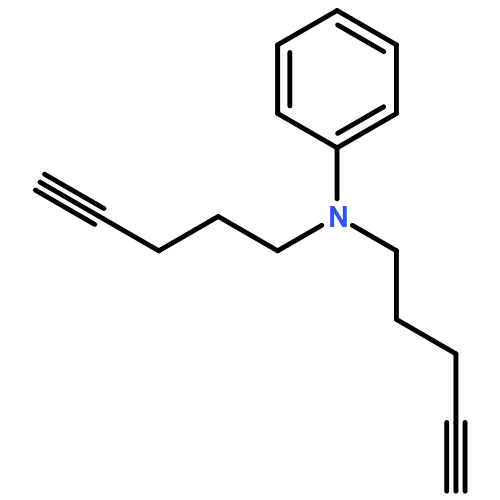 Benzenamine, N,N-di-4-pentyn-1-yl-