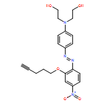 Ethanol, 2,2'-[[4-[2-[4-nitro-2-(4-pentyn-1-yloxy)phenyl]diazenyl]phenyl]imino]bis-