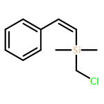 Silane, (chloromethyl)dimethyl(2-phenylethenyl)-, (Z)-