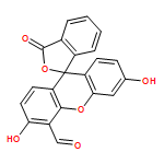 Spiro[isobenzofuran-1(3H),9'-[9H]xanthene]-4'-carboxaldehyde, 3',6'-dihydroxy-3-oxo-