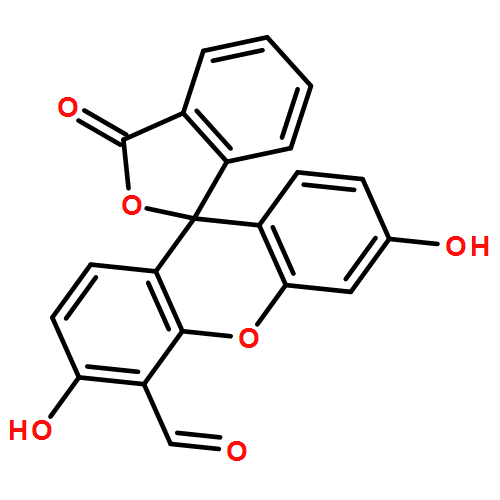 Spiro[isobenzofuran-1(3H),9'-[9H]xanthene]-4'-carboxaldehyde, 3',6'-dihydroxy-3-oxo-