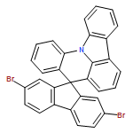 Spiro[9H-fluorene-9,8'-[8H]indolo[3,2,1-de]acridine], 2,7-dibromo-