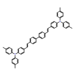 Benzenamine, 4,4'-([1,1'-biphenyl]-4,4'-diyldi-2,1-ethenediyl)bis[N,N-bis(4-methylphenyl)-