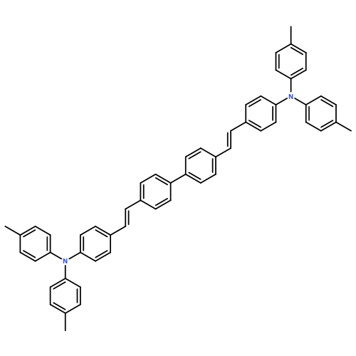 Benzenamine, 4,4'-([1,1'-biphenyl]-4,4'-diyldi-2,1-ethenediyl)bis[N,N-bis(4-methylphenyl)-