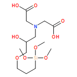 7,12-Dioxa-3-aza-11-silatridecanoic acid, 3-(carboxymethyl)-5-hydroxy-11,11-dimethoxy-