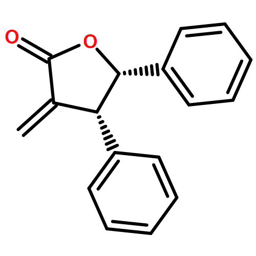 2(3H)-Furanone, dihydro-3-methylene-4,5-diphenyl-, (4R,5S)-rel-