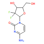 2(1H)-Pyrimidinone, 4-amino-1-(2-deoxy-2,2-difluoro-D-erythro-pentofuranosyl)-