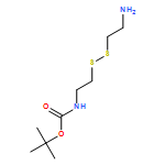 Carbamic acid, N-[2-[(2-aminoethyl)dithio]ethyl]-, 1,1-dimethylethyl ester