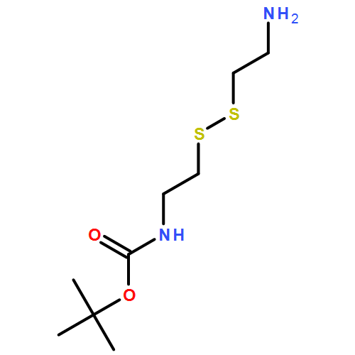 Carbamic acid, N-[2-[(2-aminoethyl)dithio]ethyl]-, 1,1-dimethylethyl ester