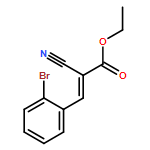 2-Propenoic acid, 3-(2-bromophenyl)-2-cyano-, ethyl ester, (2E)-