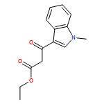 1H-Indole-3-propanoic acid, 1-methyl-β-oxo-, ethyl ester